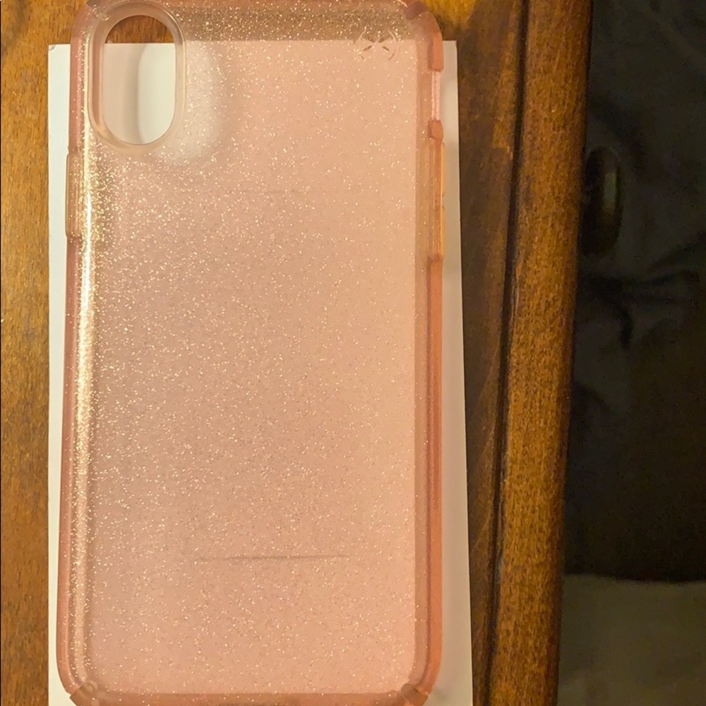 Speck Pink Glitter iPhone XS Case